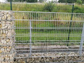 Gabionový plot-