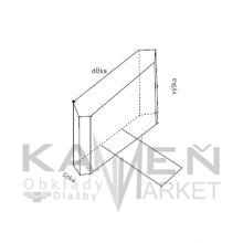 Gabiónový kôš 6 hran - kotvený - 90x30x100cm