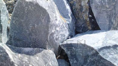 Mramor modrý - kusový kameň - ᴓ 10-30cm