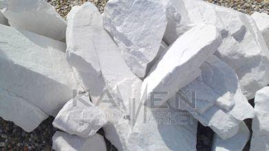 Mramor M - kusový kameň - ᴓ 10-50cm