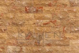 Travertín -obklad 4xrezaný - 22x8,hr.1cm