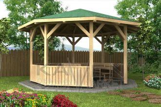 Altán Osemuholník - priemer 500cm-