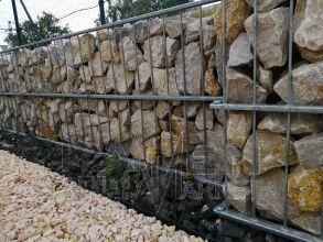 Gabionový plot-