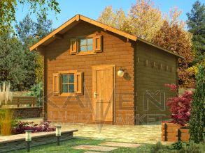 Chata Pohoda 2 - 375x475 cm + podkrovie-